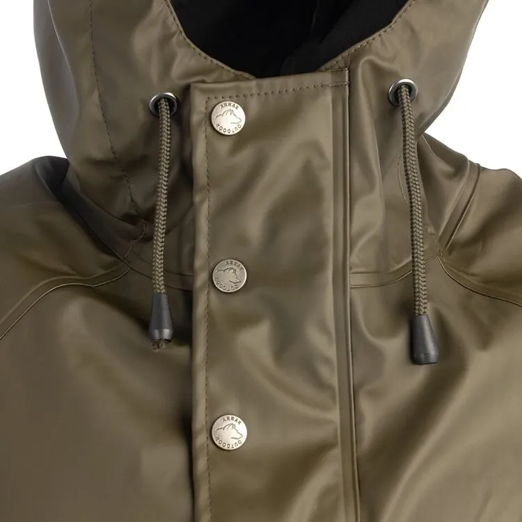 Green Unisex Rain Coat