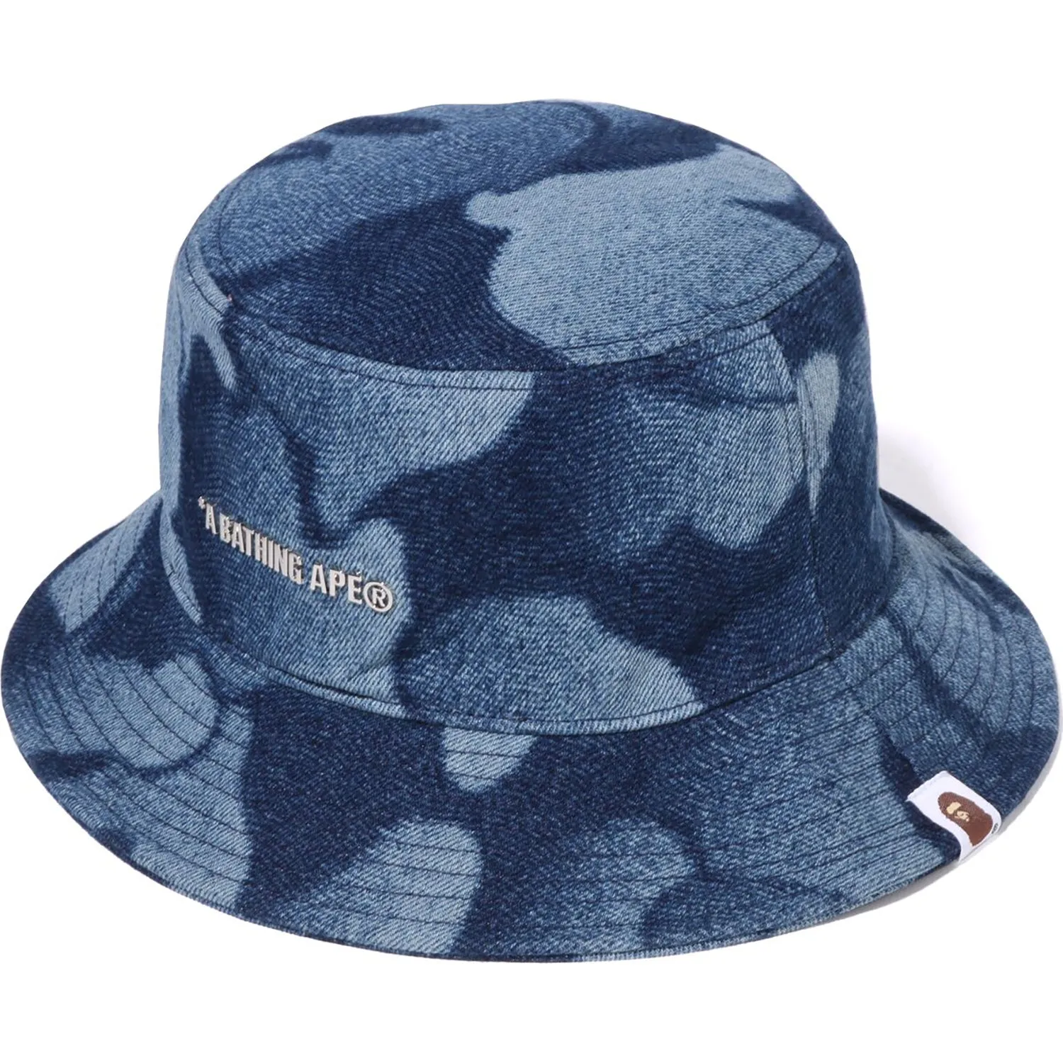 Colorful Jacquard Metal Logo Pin Bucket Hat for Men