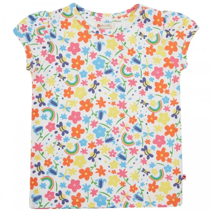 Rainbow Meadow All Over Print T-shirt