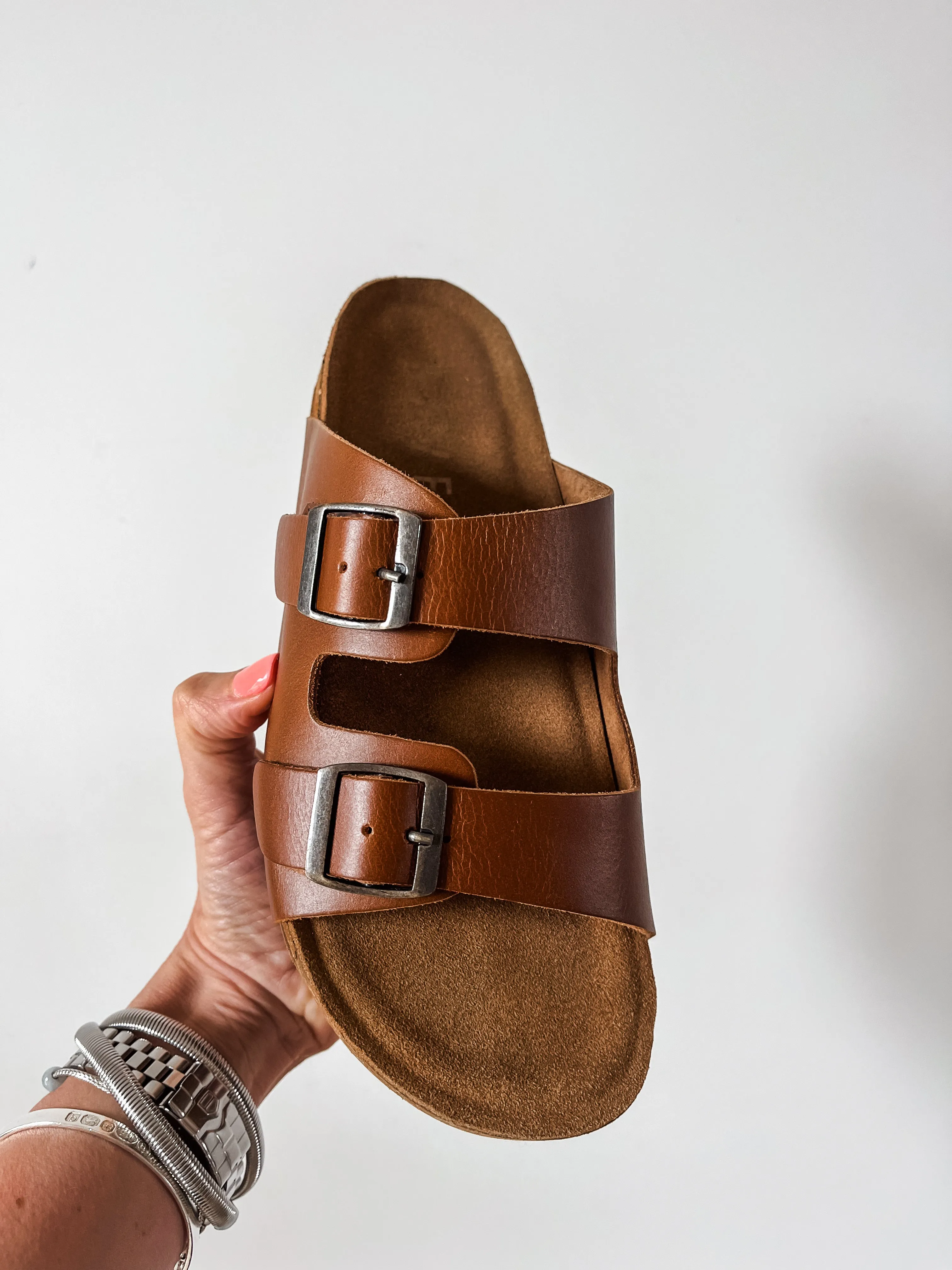 Ravel Aros Leather Slides PREMIUM BRAND