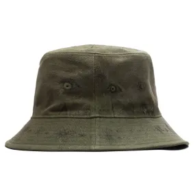 Green Tattoo Bucket Hat by Readymade x Dr. Woo