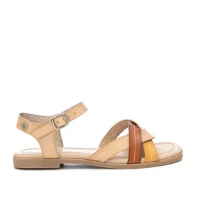 Flat Beige Sandals Refresh 171936 for Women