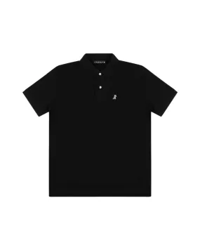 Regular Fit Polo Shirt- Black A11