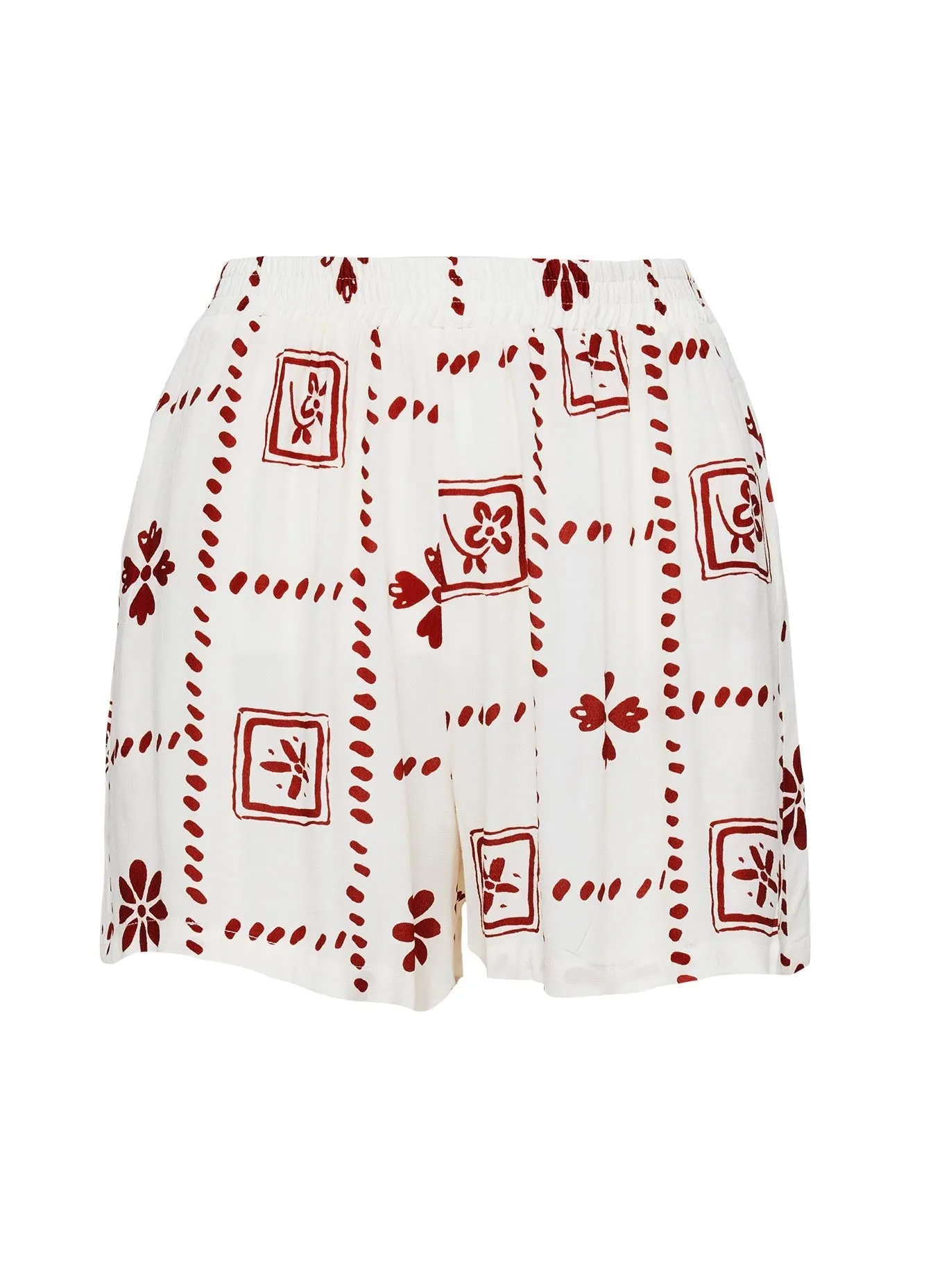 White and Red Resortella Set