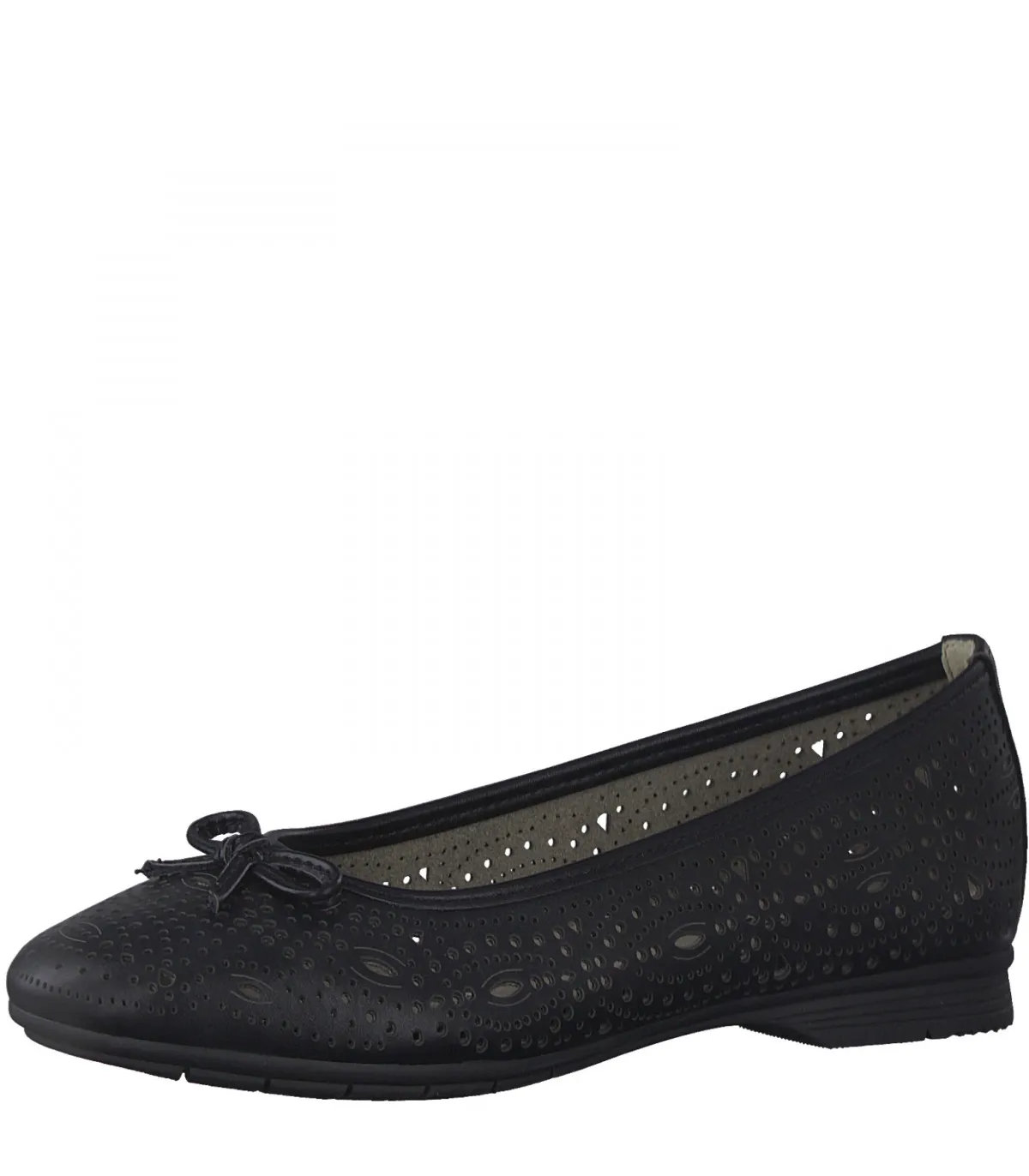 Resting ballet flat by Jana Softline Black -22166