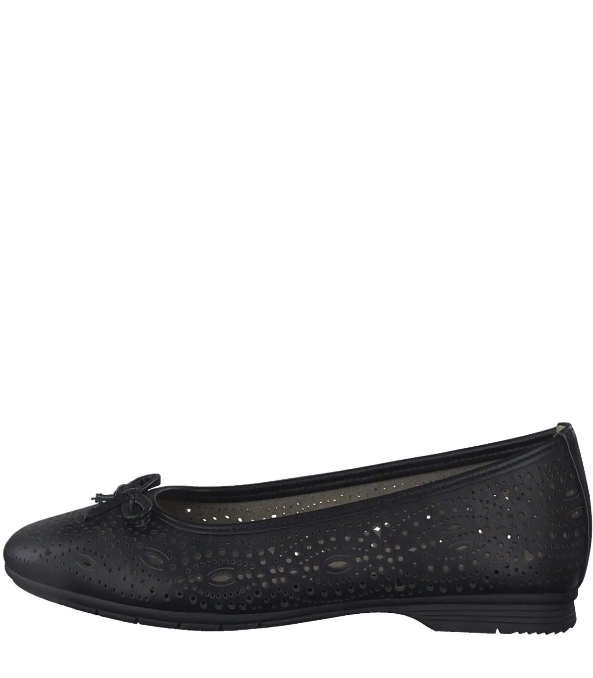 Resting ballet flat by Jana Softline Black -22166