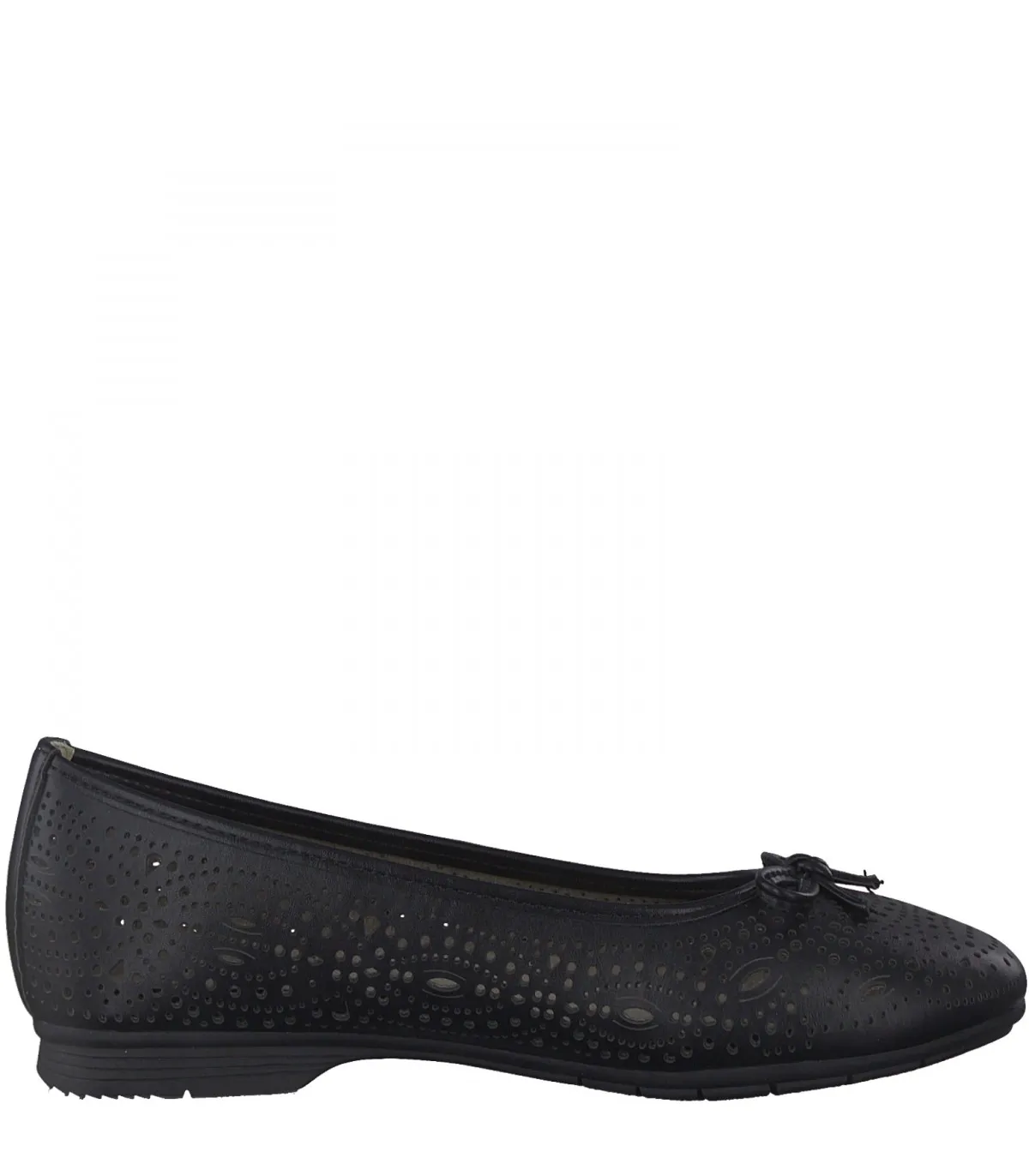 Resting ballet flat by Jana Softline Black -22166