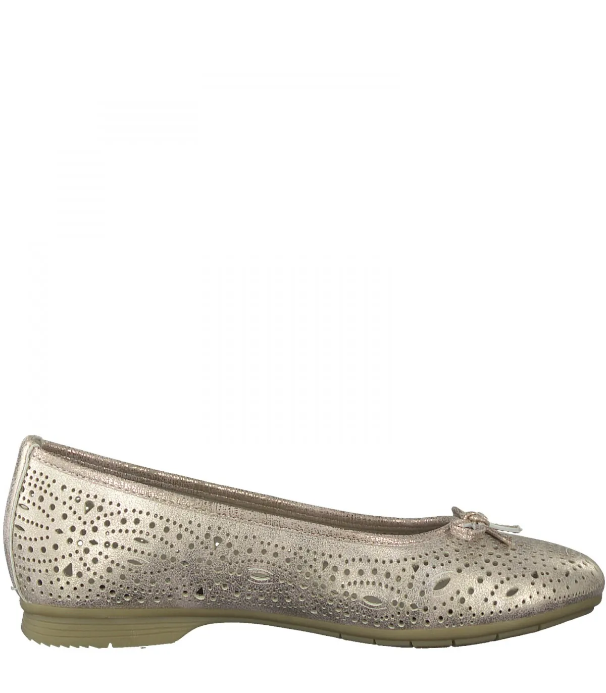 Resting ballet flat by Jana Softline Rose/Gold-22166