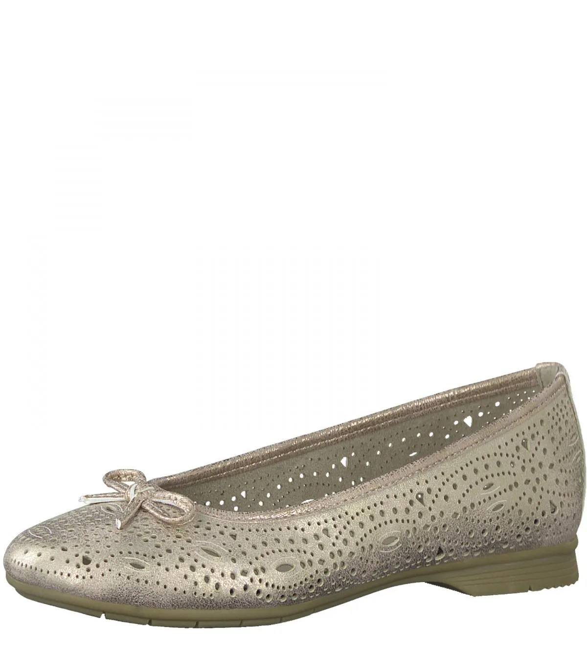 Resting ballet flat by Jana Softline Rose/Gold-22166