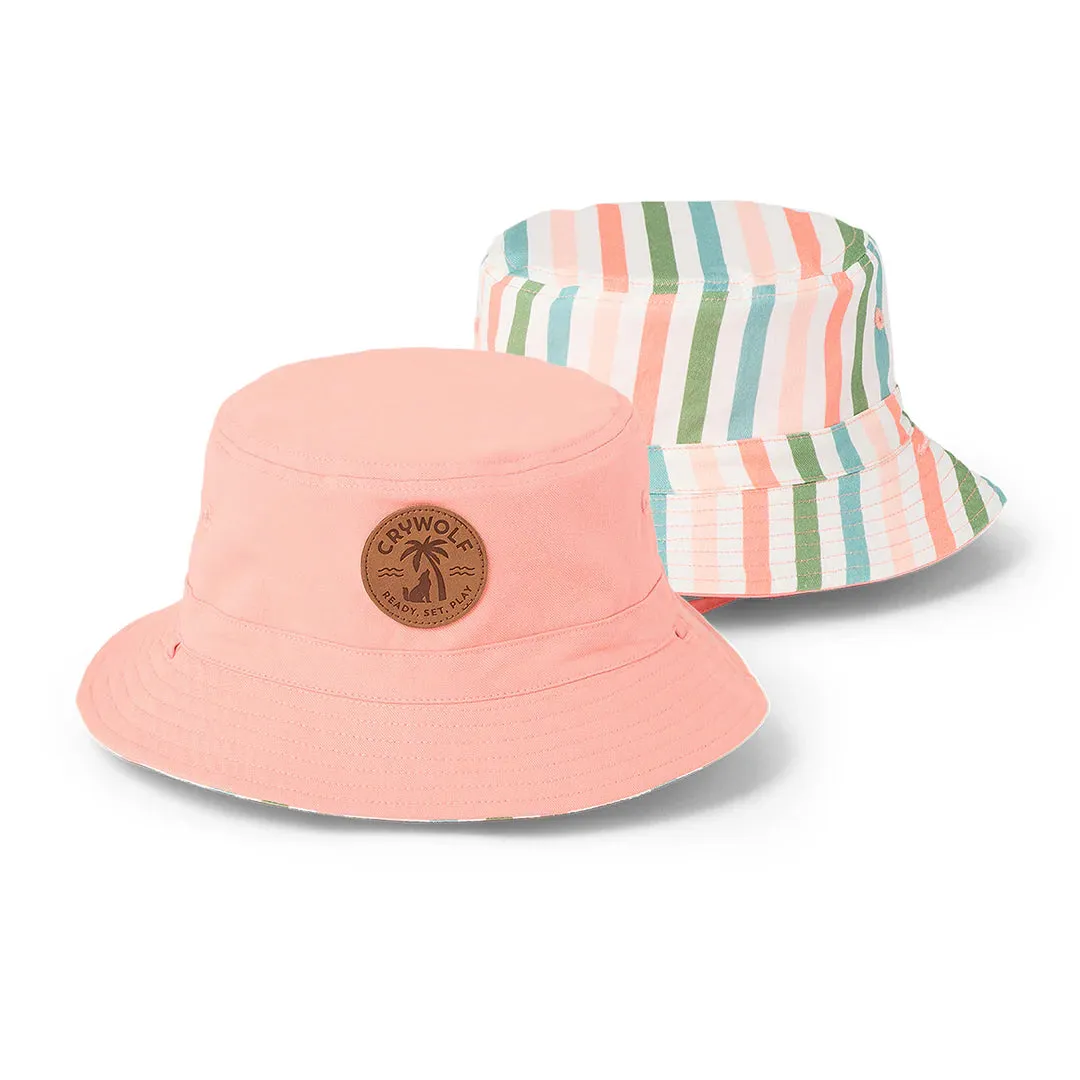 Reversible Bucket Hat || Summer Stripe