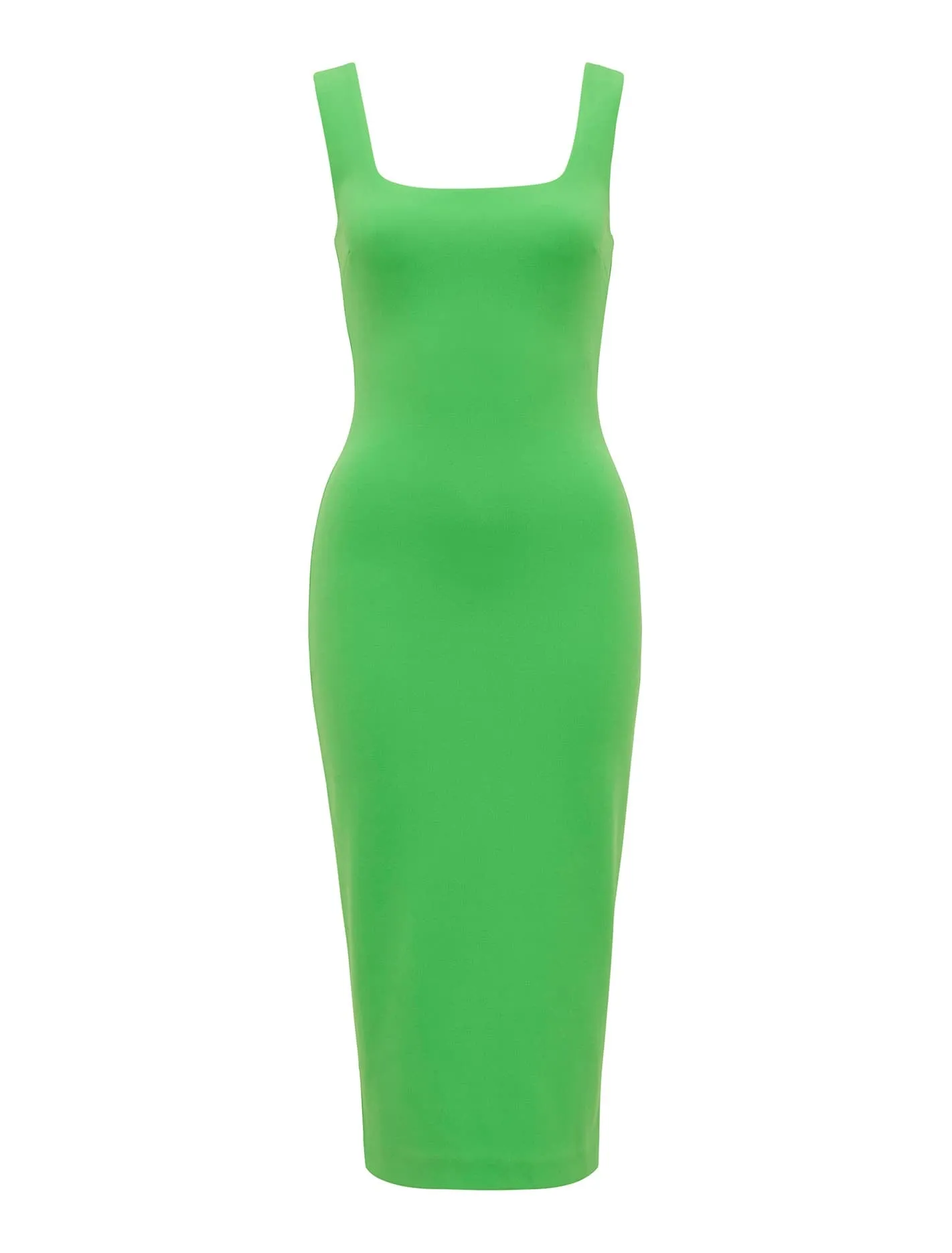 Rita Square-Neck Bodycon Midi Dress