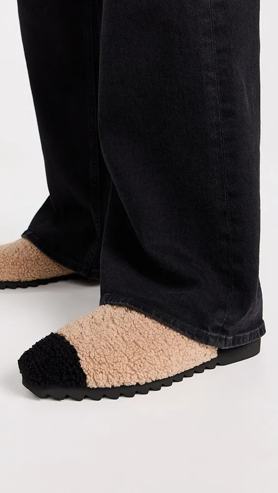 ROAM   Fuzzy Cap Mule Slides 