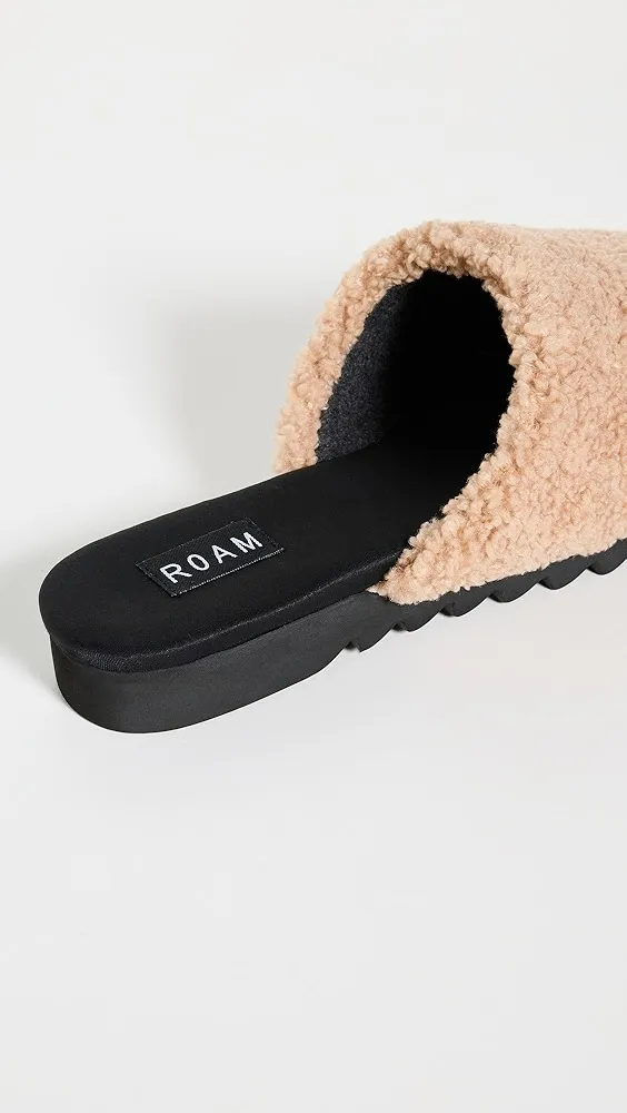 ROAM   Fuzzy Cap Mule Slides 