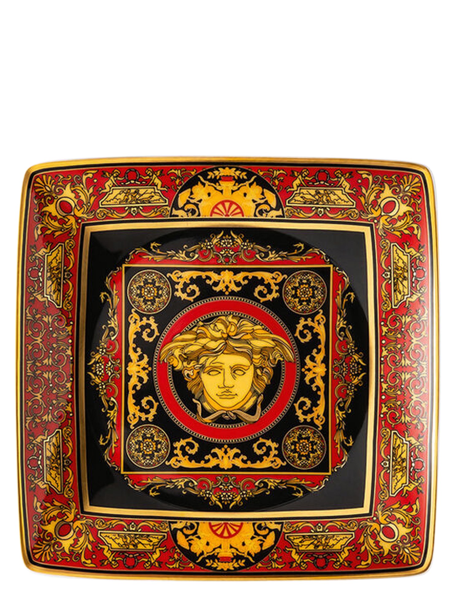 ROSENTHAL MEETS VERSACE    MEDUSA FLAT SQUARE CUP 12 CM