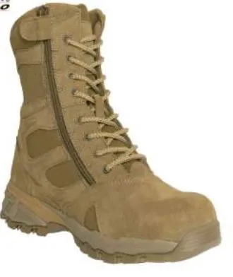 Rothco Mens 8 Forced Entry Composite Toe AR 670-1 Coyote Brown Tactical Boots