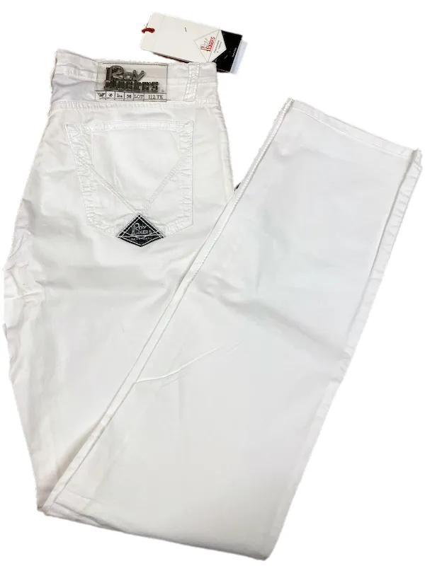 Roy Rogers White Cotton Jeans - Medium Rise