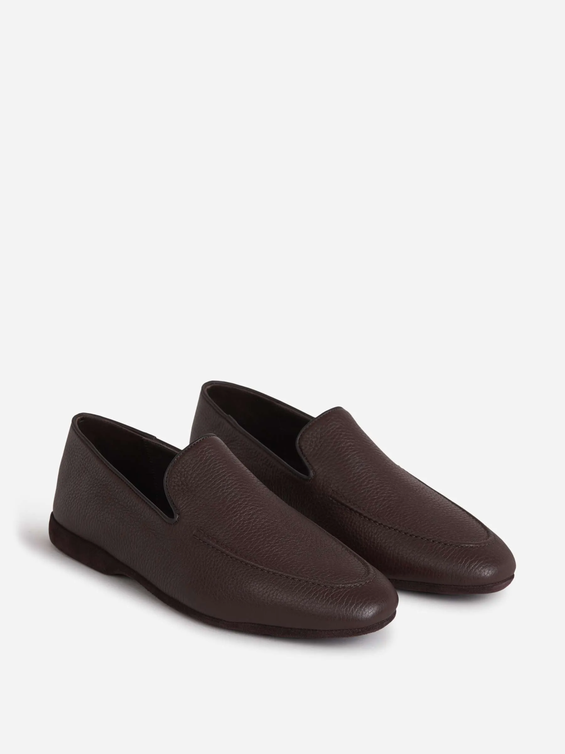 Santa Eulalia Leather Slippers