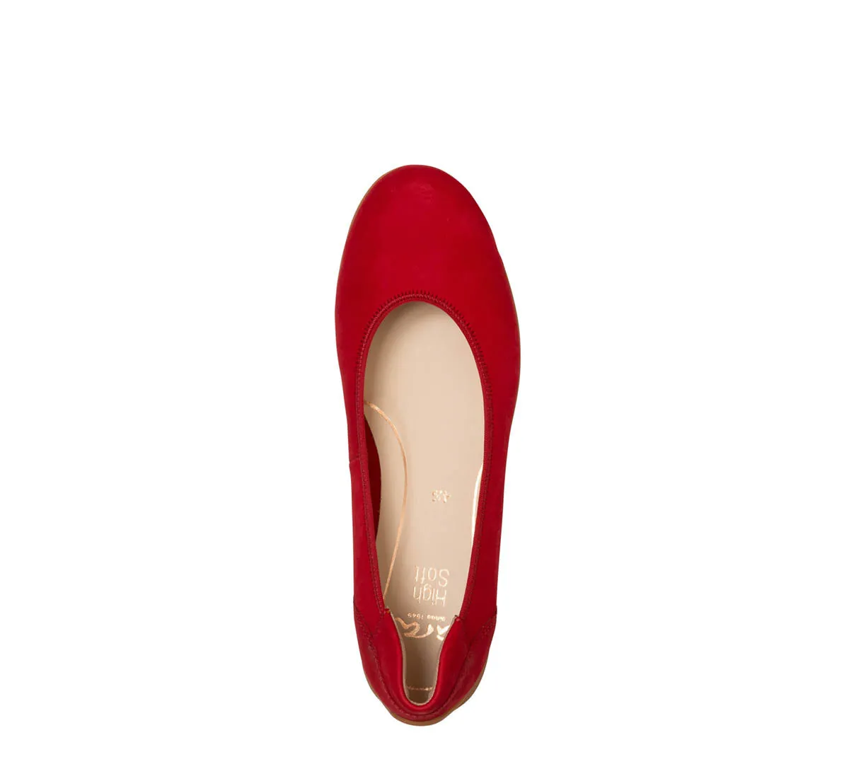 Sarah Women's Comfort Ballet Flat - Red 18