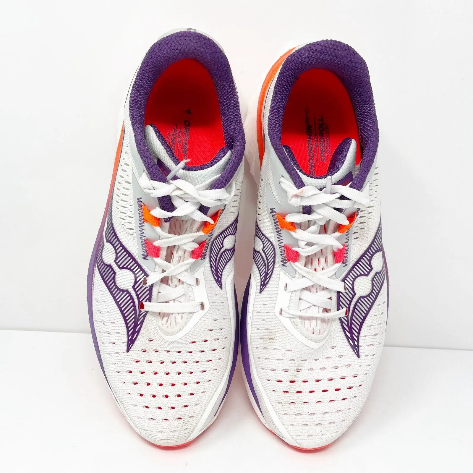 Saucony Womens Endorphin Speed 4 S10940-129 White Running Shoes Sneakers Size 8