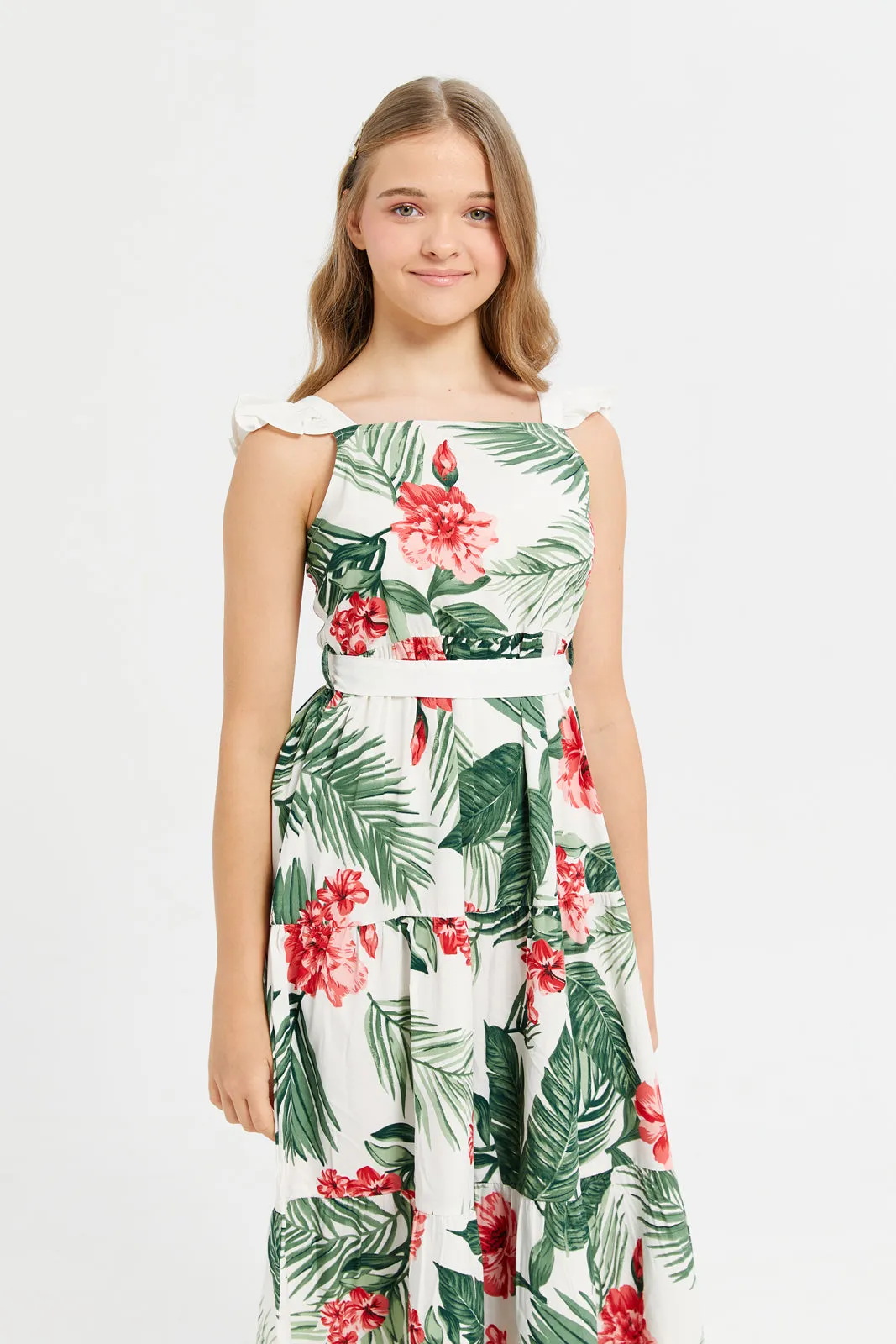 Senior Girls Assorted Printed Tropical Dress