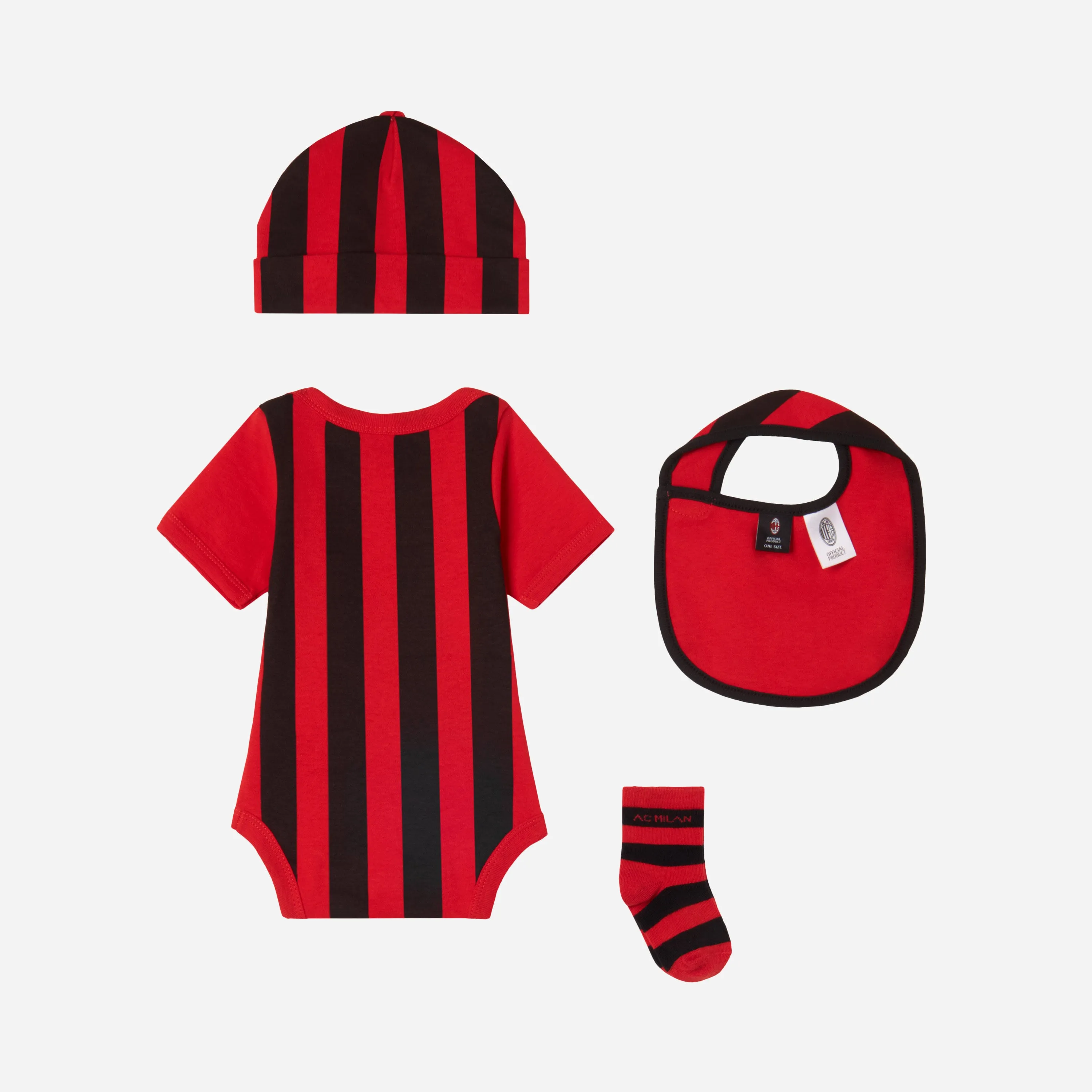 Shop Milanista Collection Neonato Milan