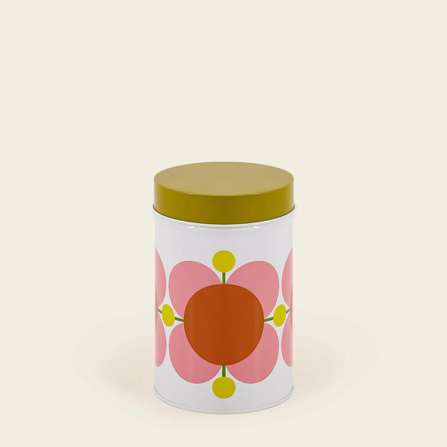 Set of 3 Nesting Canister Tins - Atomic Flower