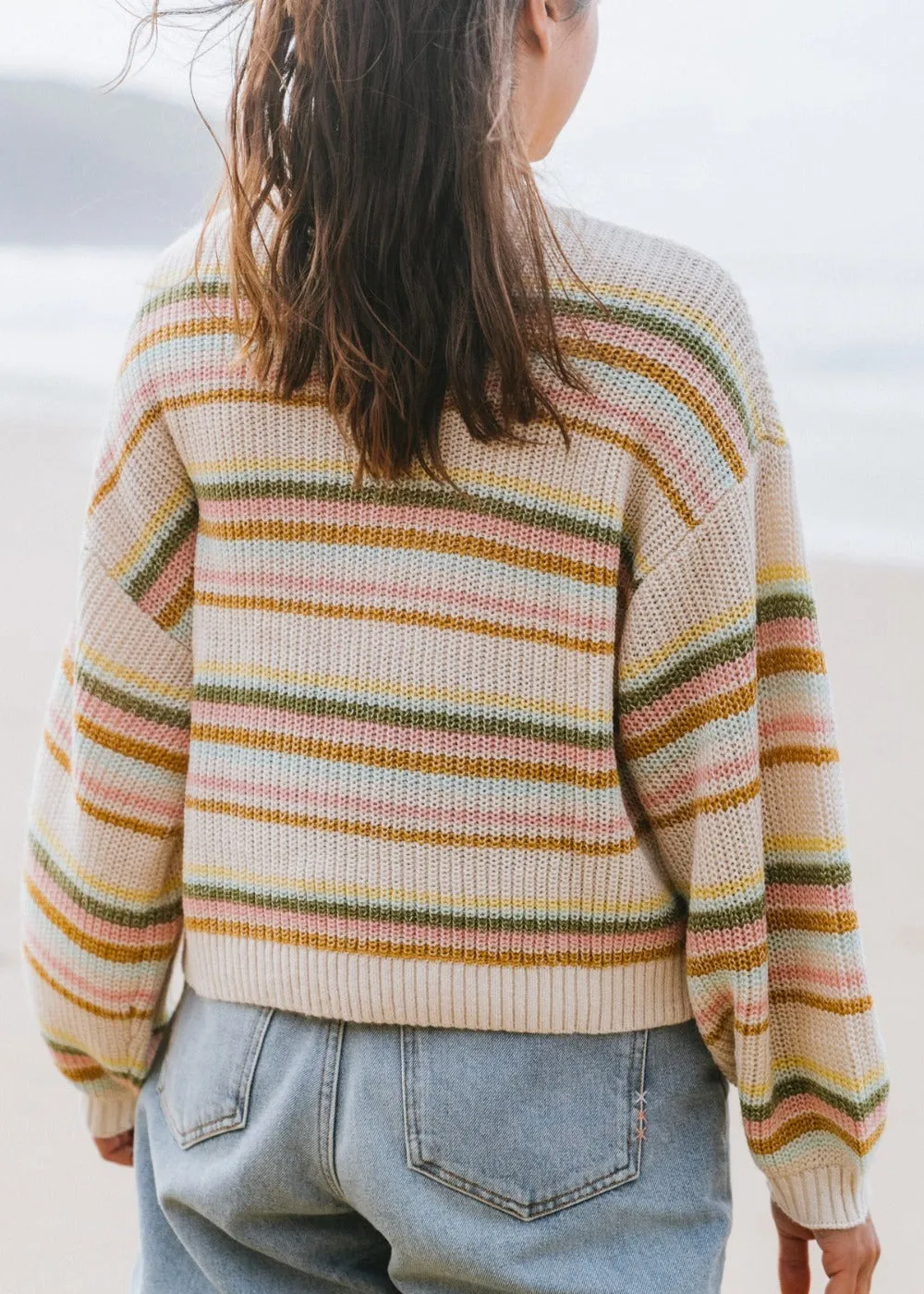 Sheer Love Striped Knit