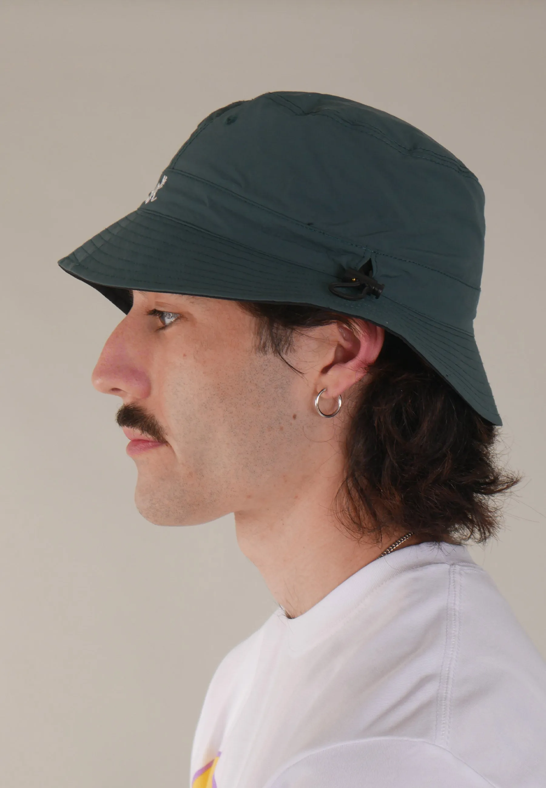 Shell Reversible Hat - forest green/black