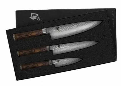 Shun Premier 3 Piece Knife Set in Box