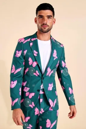 Single Breasted Butterfly Suit Jacket