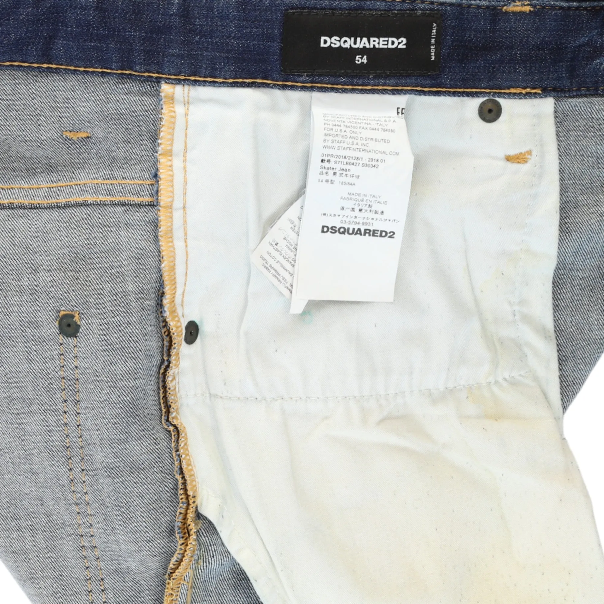 Skater Jeans for Men - Blue - Size IT 54 / UK 38