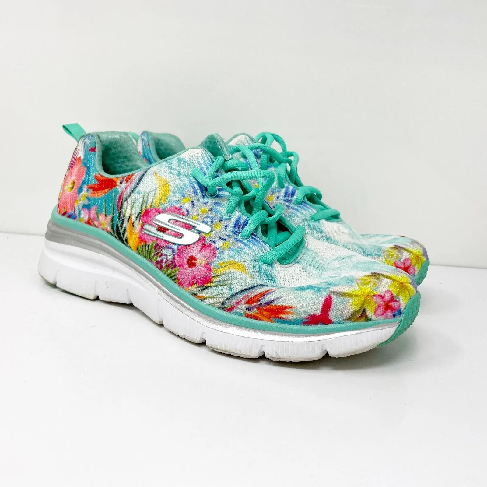 Skechers Womens Fashion Fit 12708 Multicolor Running Shoes Sneakers Size 10