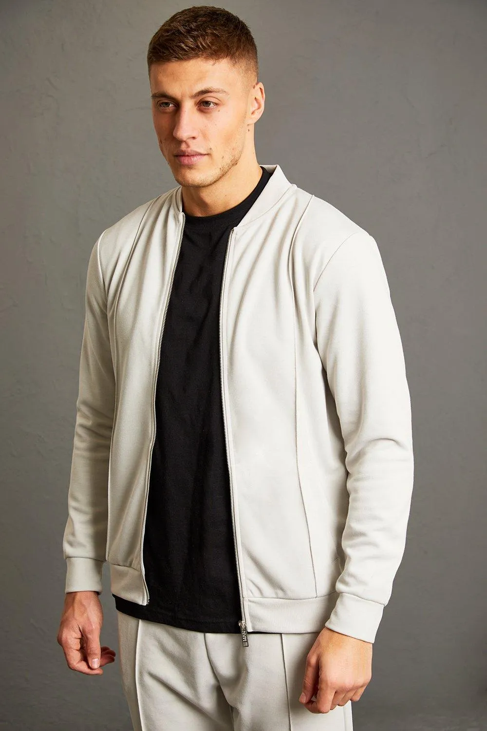 Smart Jersey Bomber Jacket