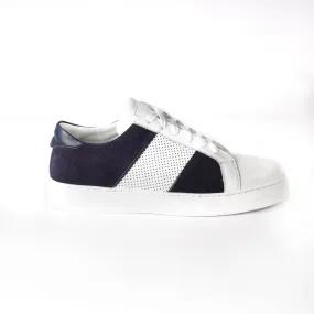 Sneakers Andrea Nobile bianco e blu