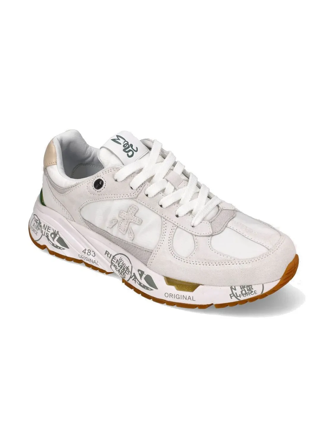 Sneakers Premiata donna Mased 5661 bianche