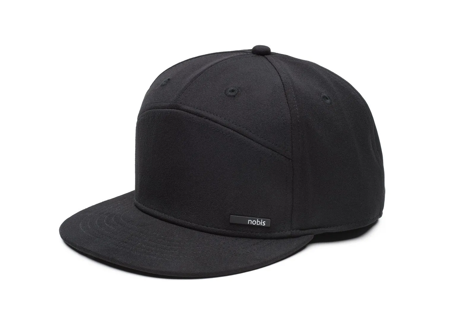 Solar 7-Panel Flat Peak Snapback Cap