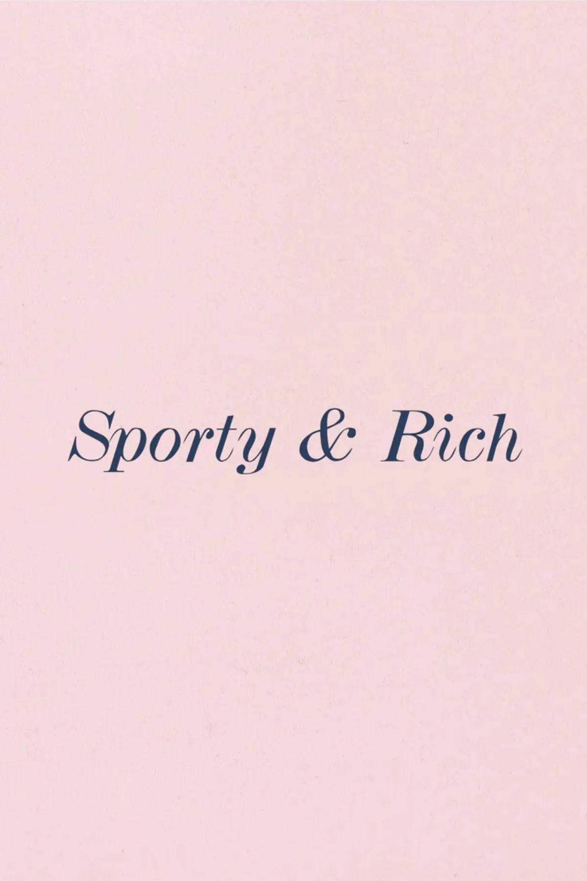 Sporty Rich Hotel du Cap T-Shirt - Eden Pink Navy