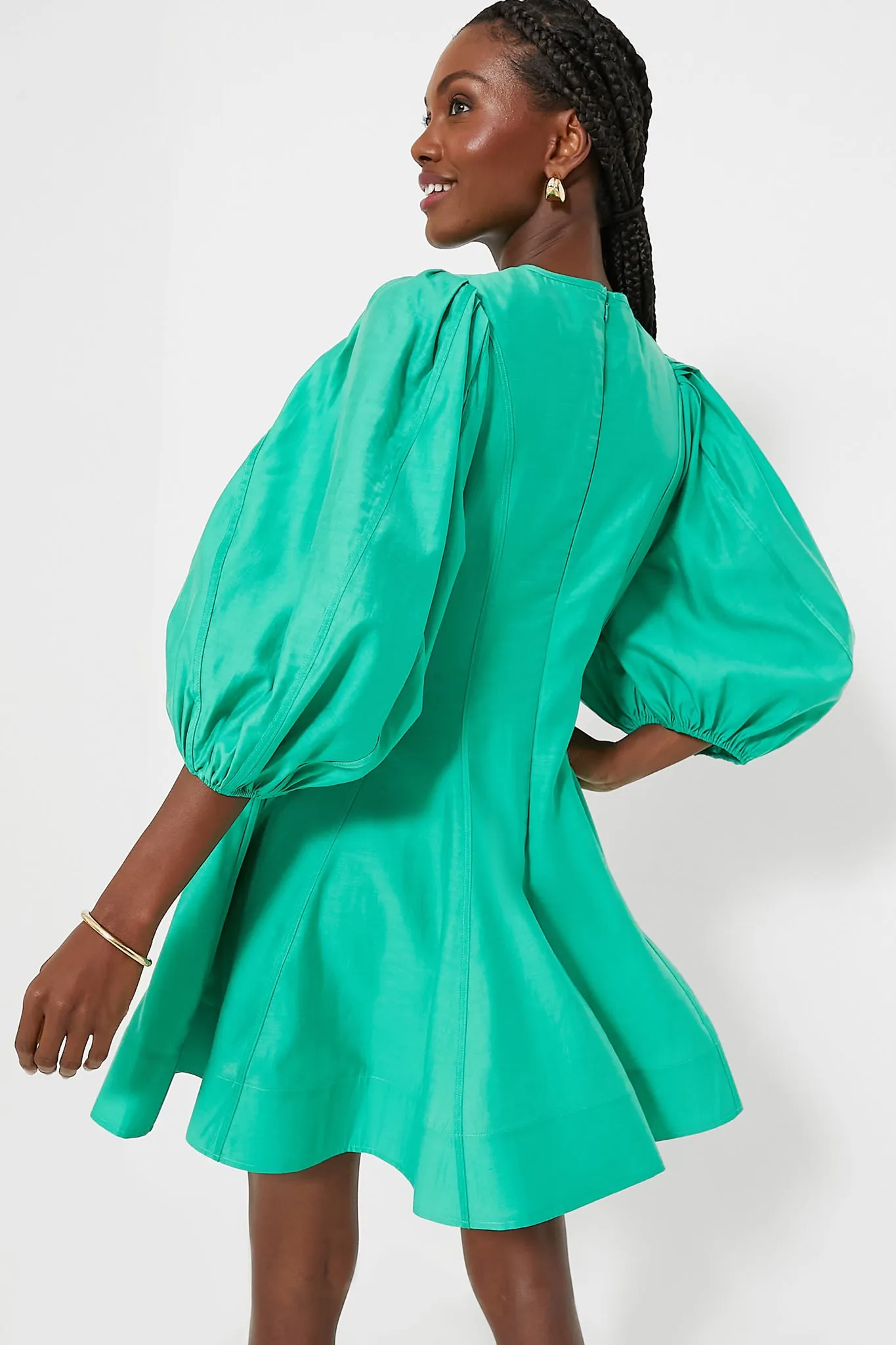 Spring Green Loraine Mini Dress