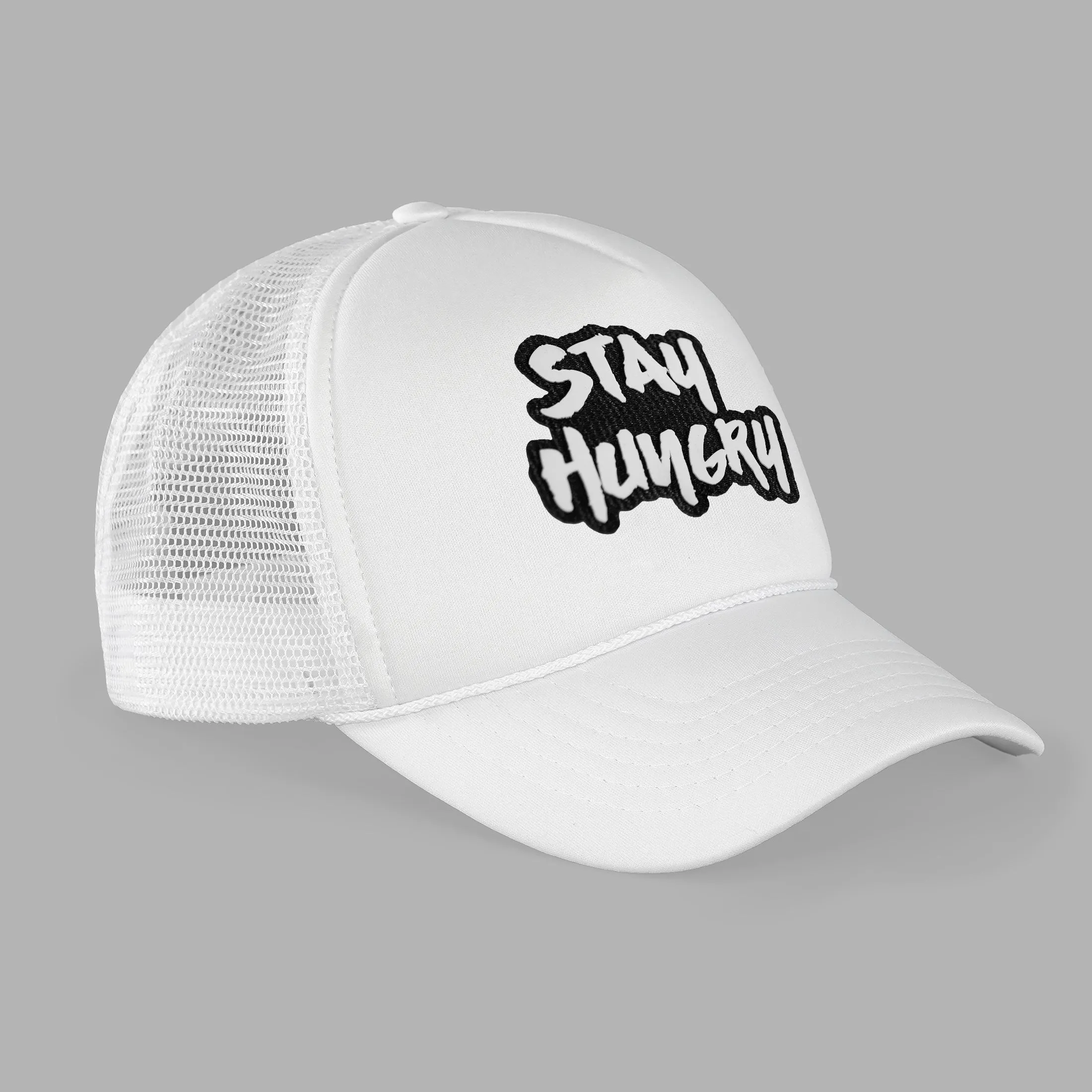 Stay Hungry Patch Trucker Hat