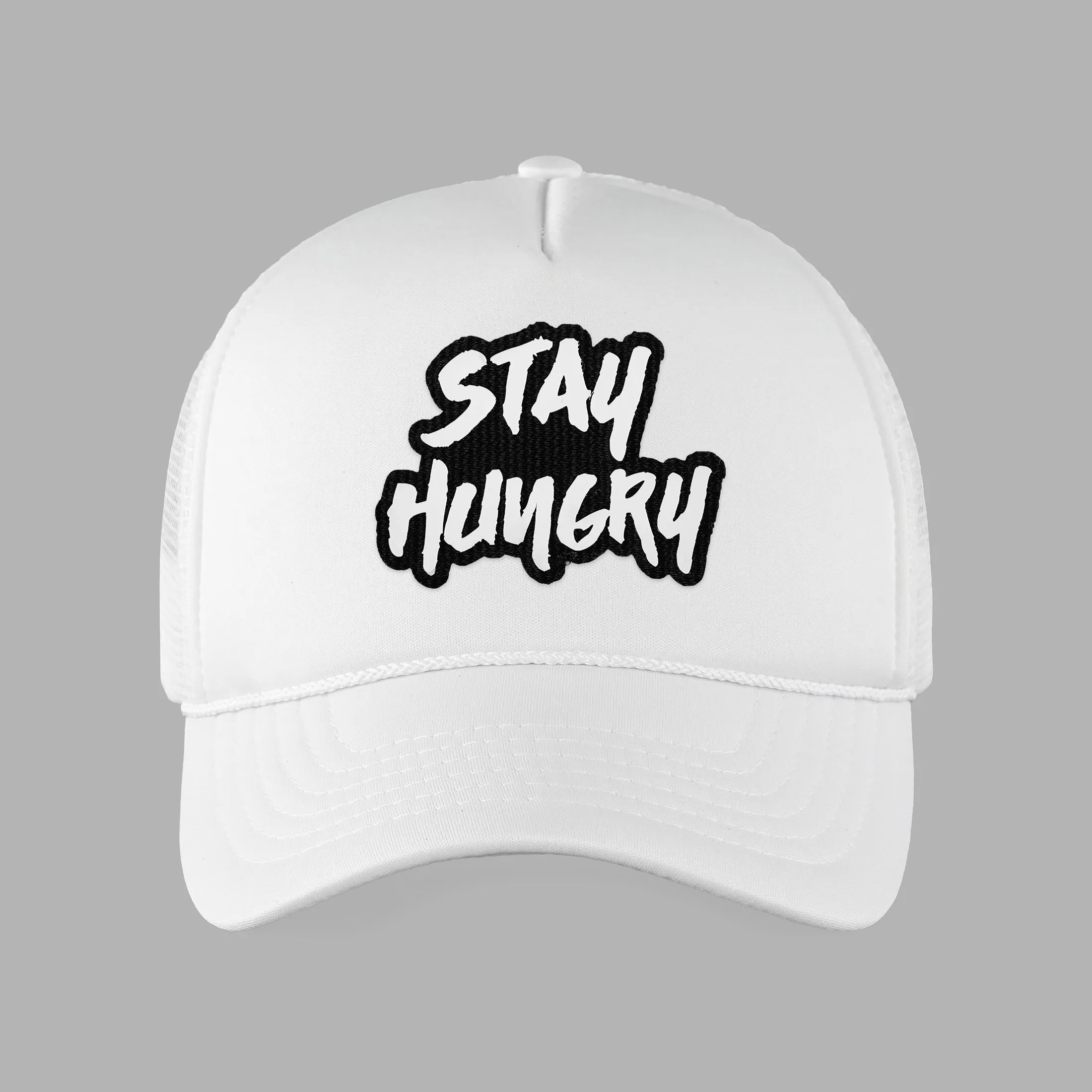 Stay Hungry Patch Trucker Hat