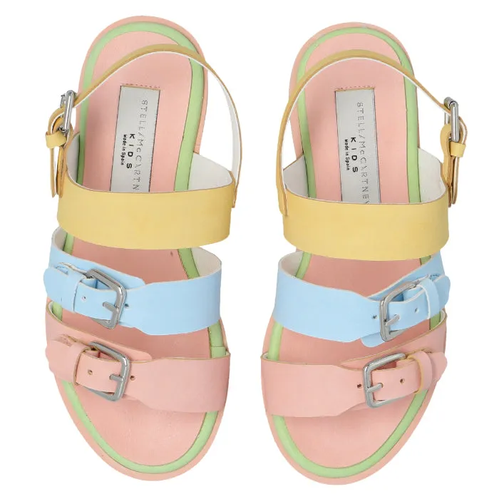 Stella McCartney Kids Multicoloured Pastel Sandals
