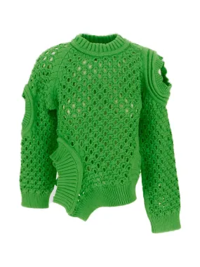 Open-Knit Crewneck Jumper by Stella McCartney