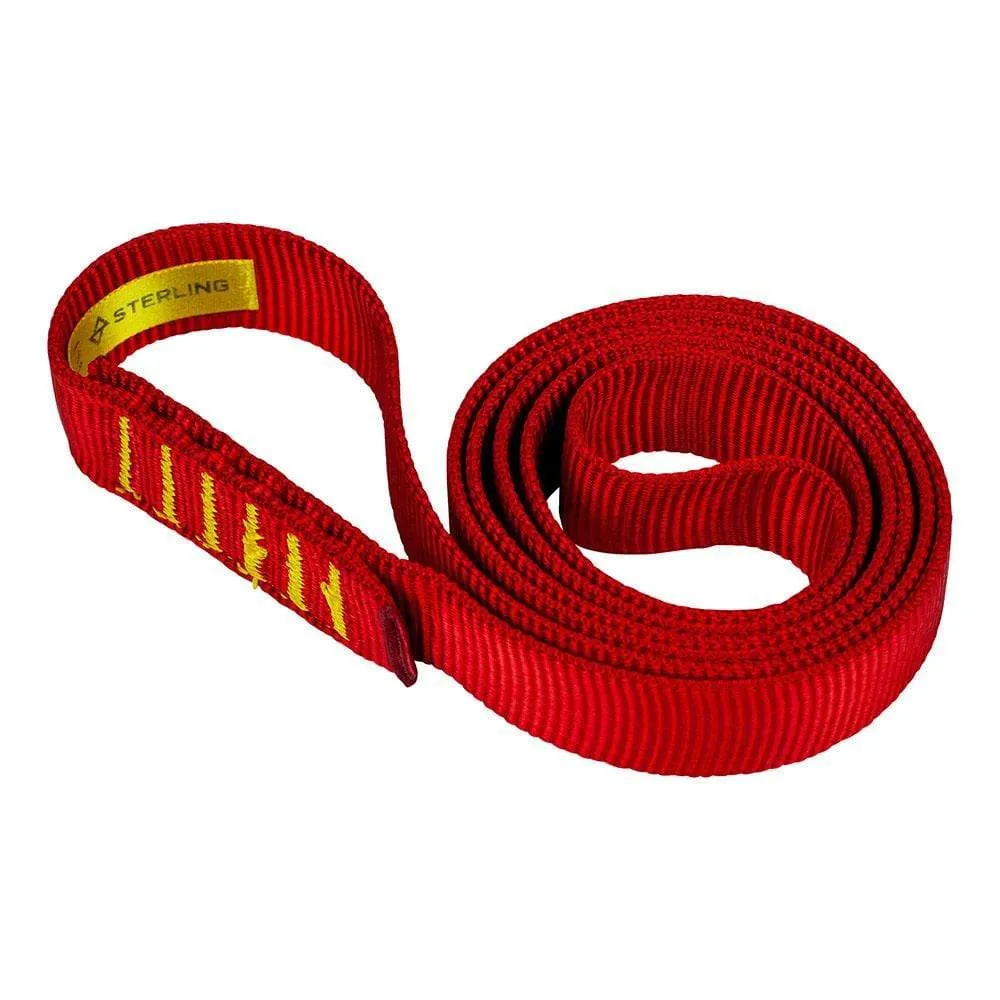 Sterling 1inch Flat Nylon Sling 24inch Red