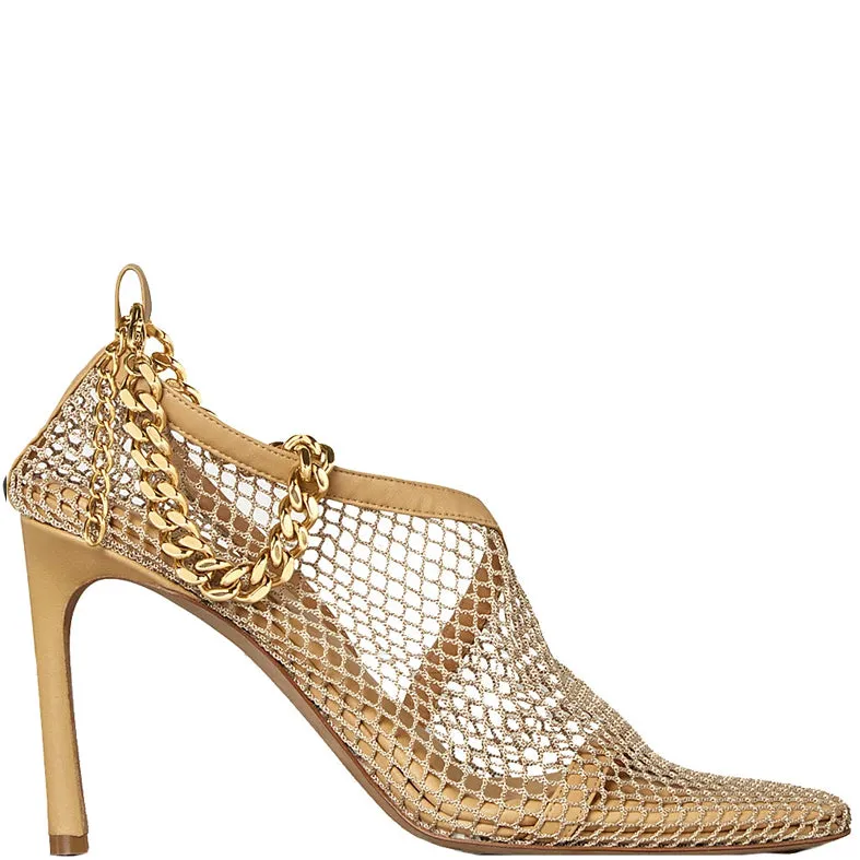 Mesh Sandals 90 Nude