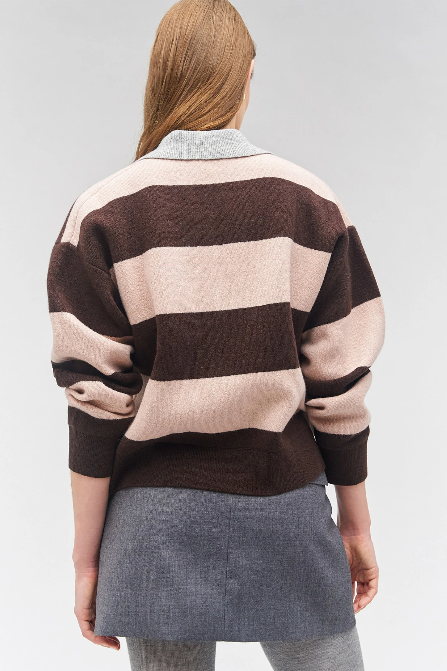 --Stripe Rugby Knit-