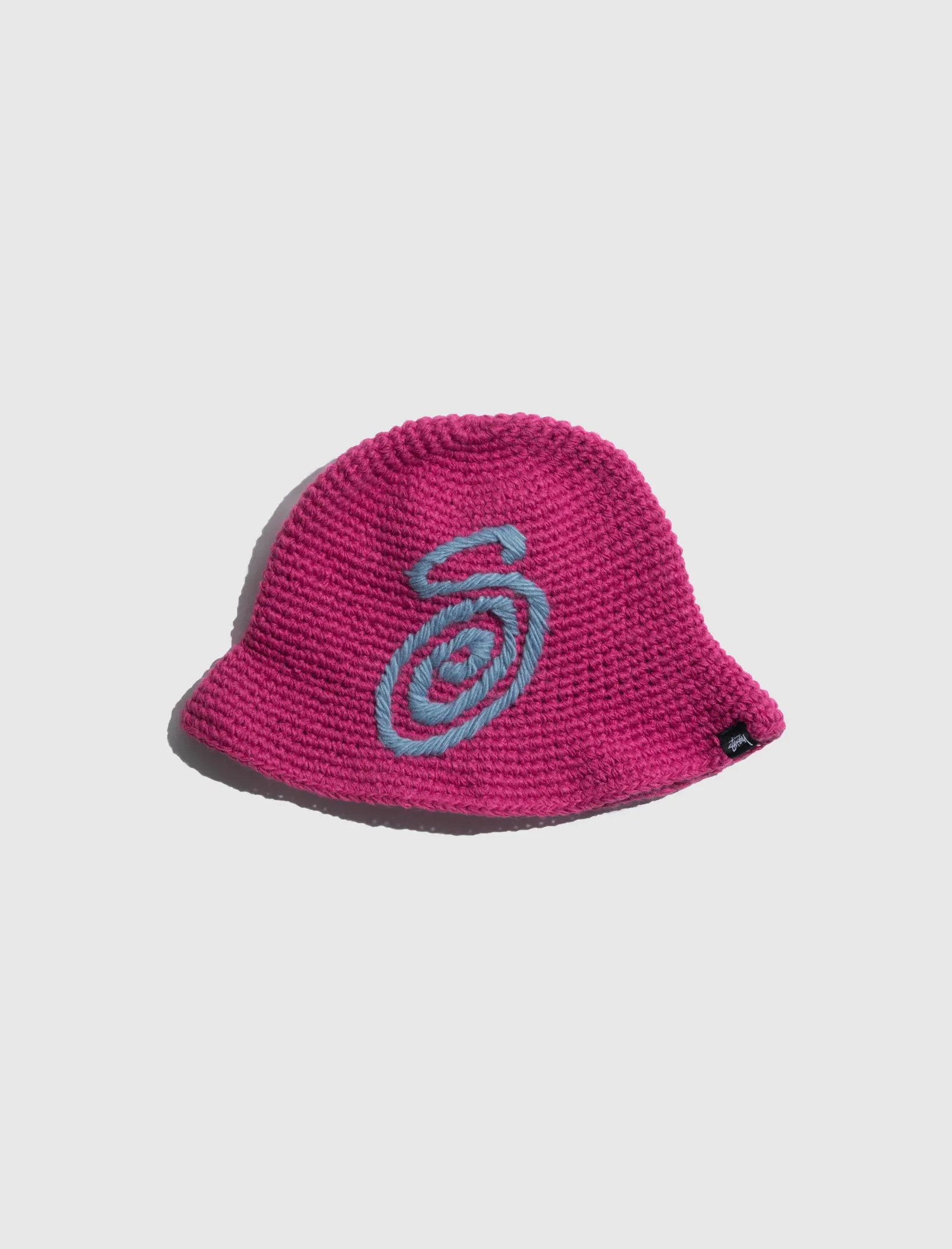 STÜSSY KNIT BUCKET HAT   PINK