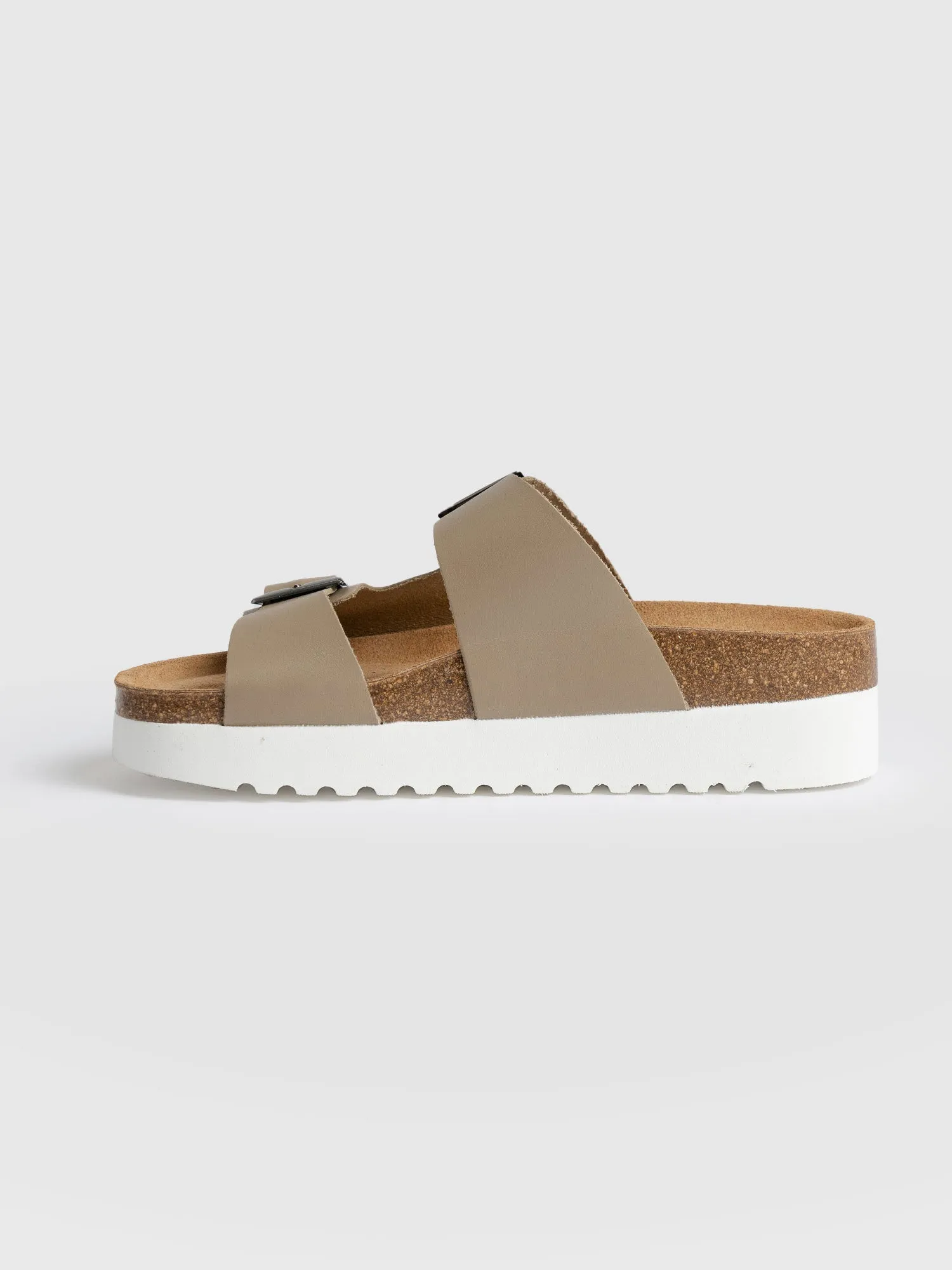 Sutton Slides - Taupe