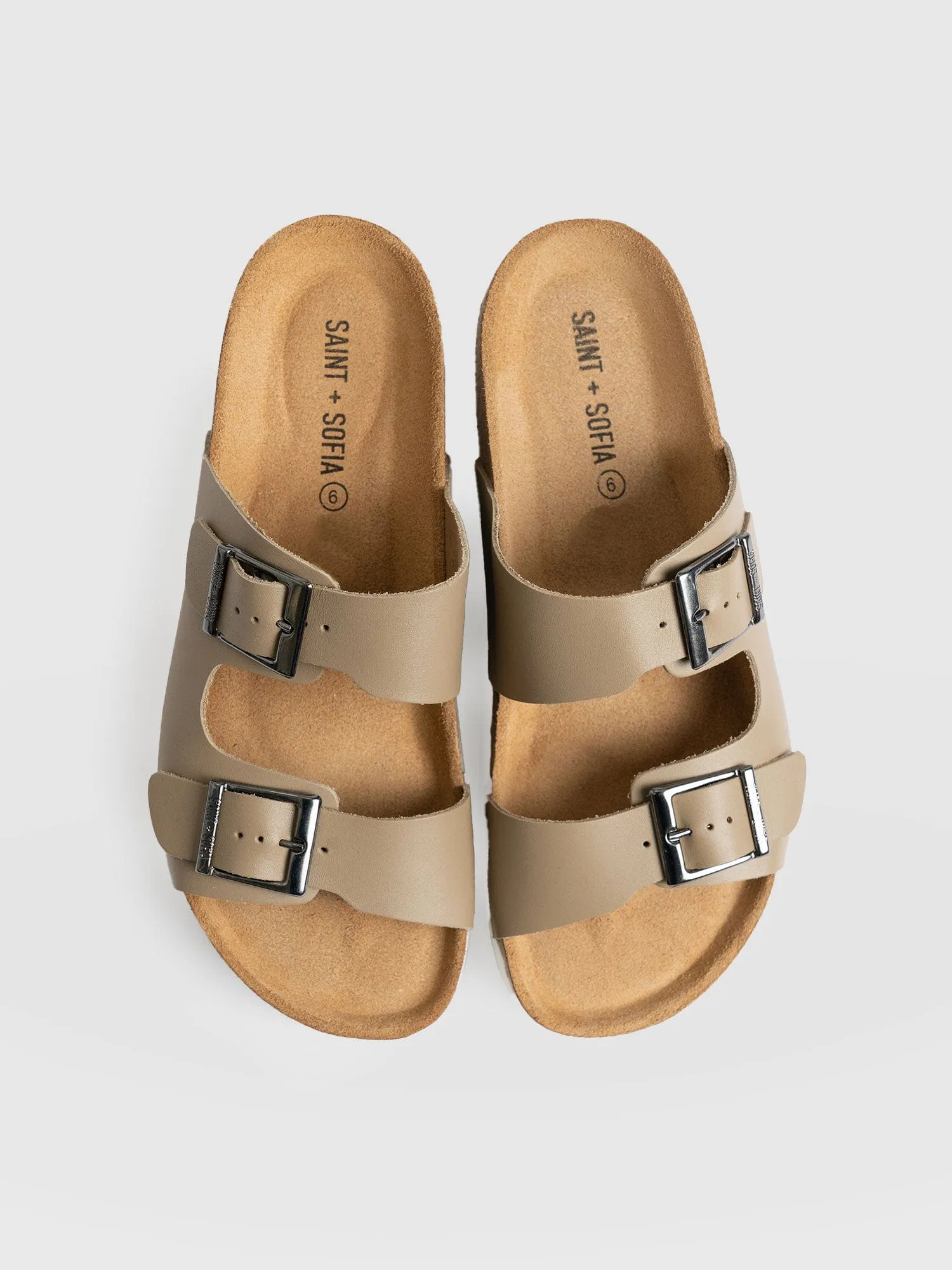 Sutton Slides - Taupe