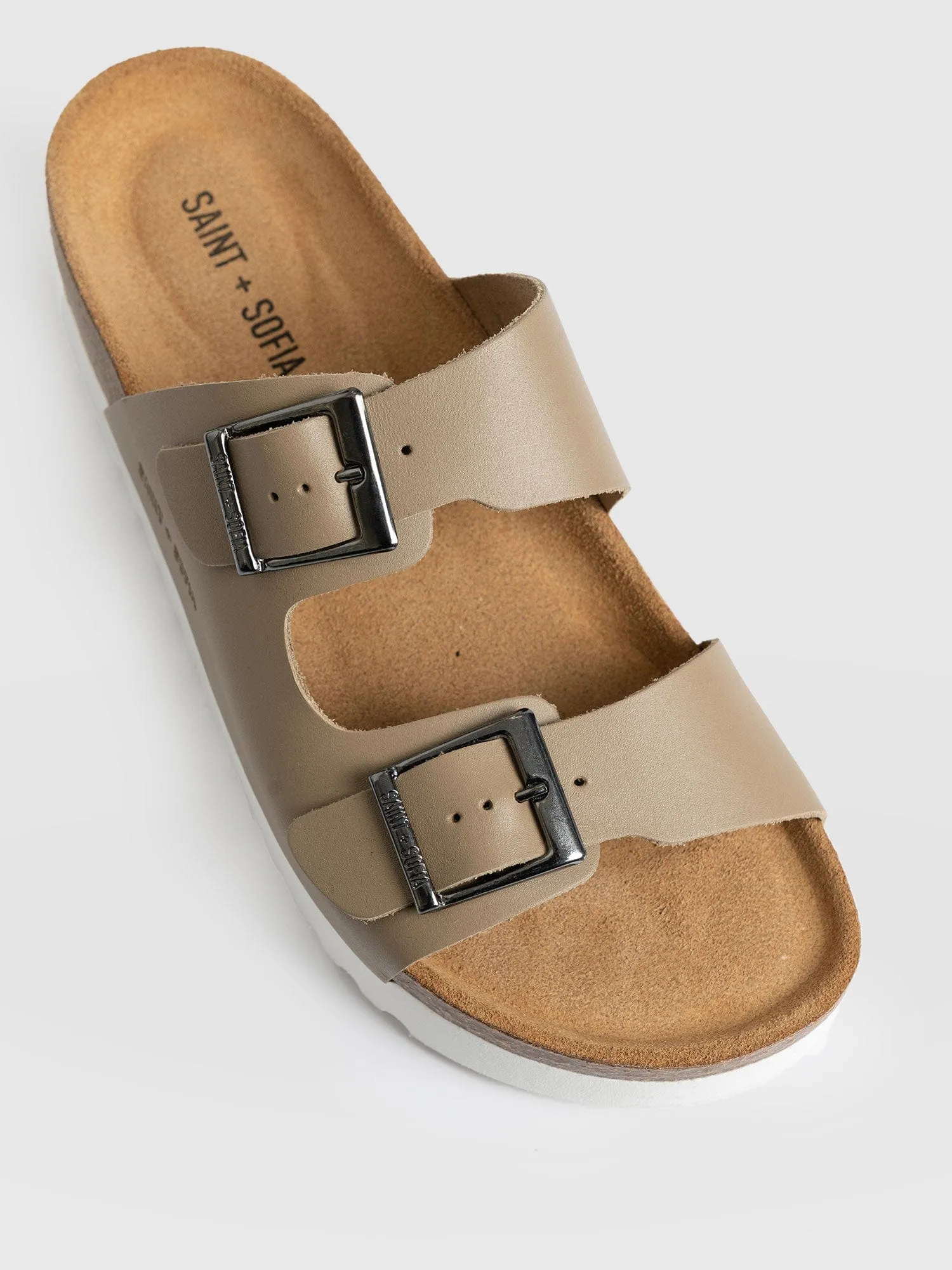 Sutton Slides - Taupe