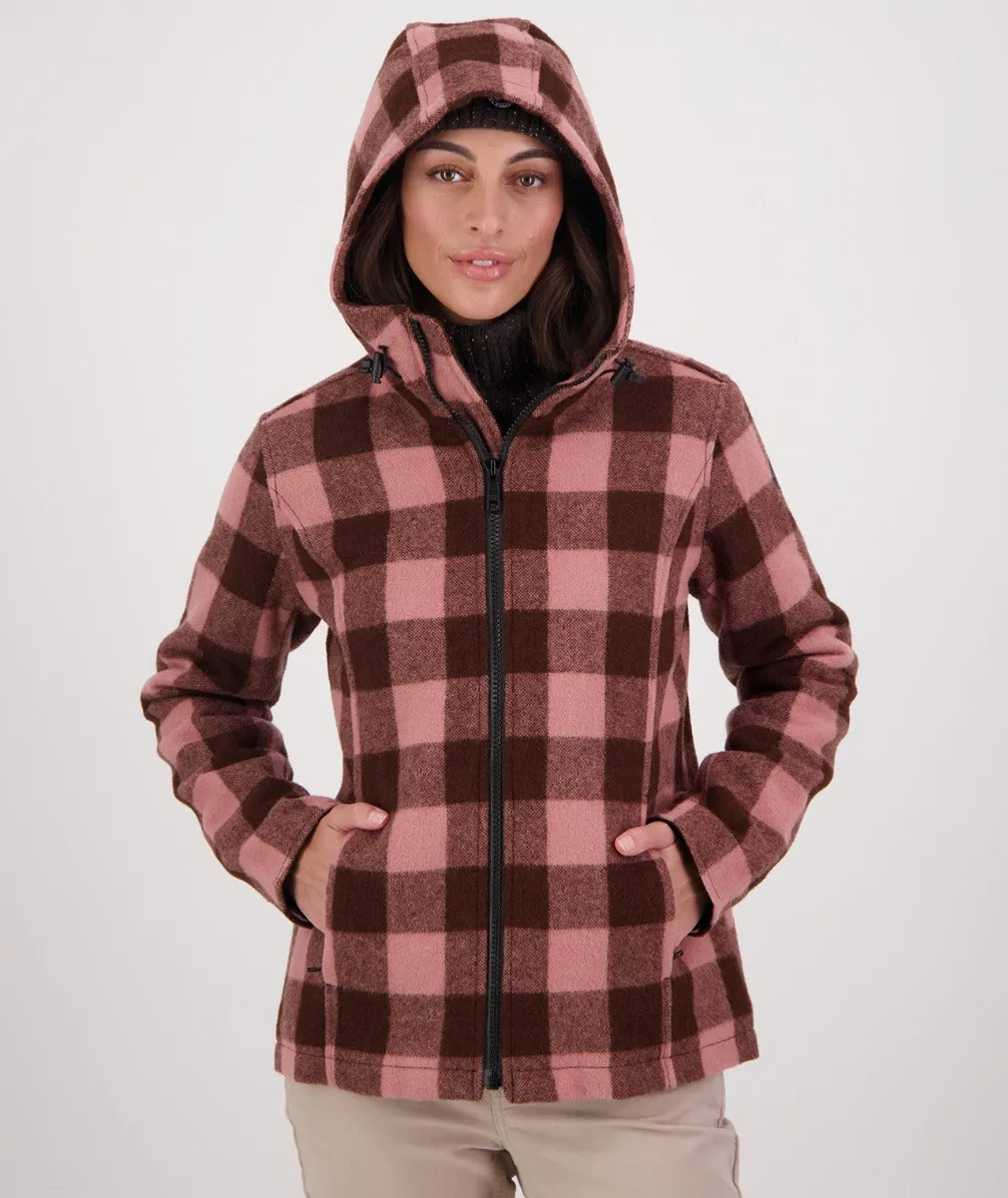 Swanndri women's wool hoodie Seattle V2